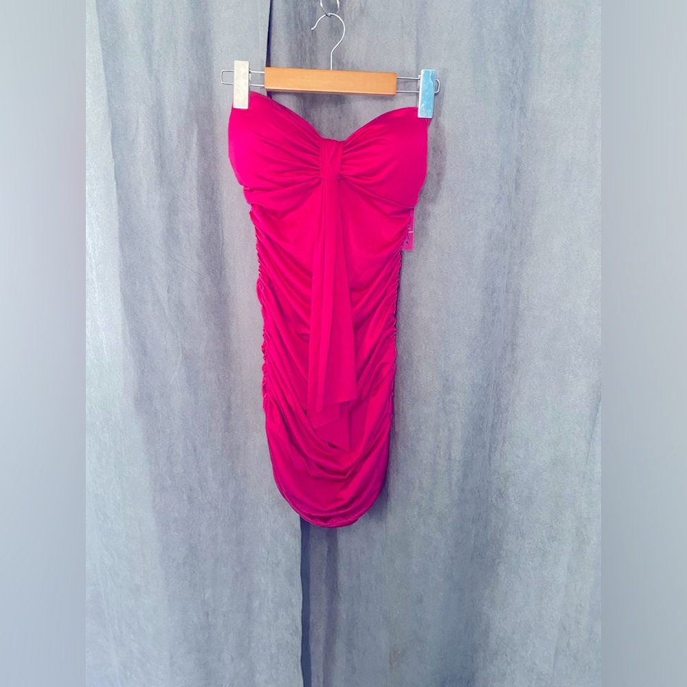 Mini Strapless Tube Dress | SMALL | Padded Cups
